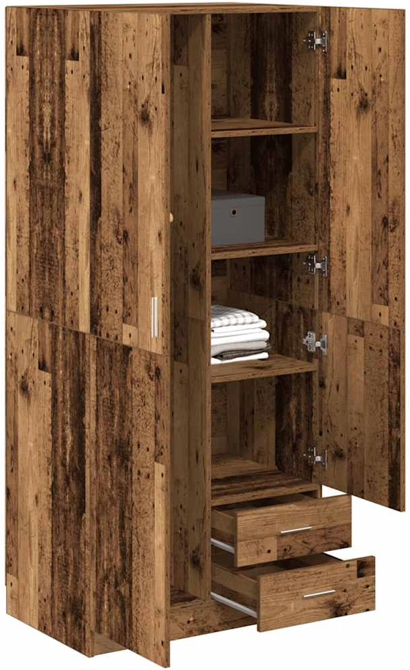 Spinta Old Wood 80x52x180 cm Engineered Wood