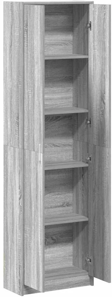 Spinta Pilkas Sonoma 55 x 25 x 189 cm Apdirbta mediena