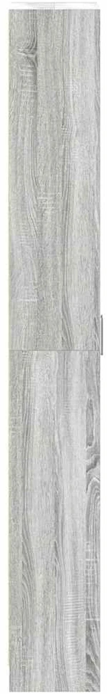 Spinta Pilkas Sonoma 55 x 25 x 189 cm Apdirbta mediena