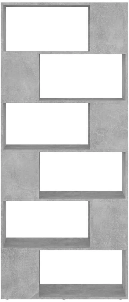 Spintelė/kambario pertvara, betono, 80x24x186cm, mediena