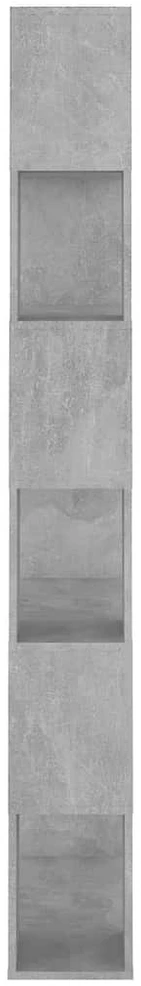Spintelė/kambario pertvara, betono, 80x24x186cm, mediena
