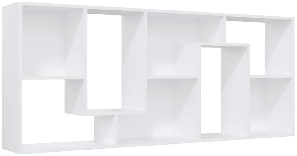 Spintelė knygoms, baltos spalvos, 67x24x161cm, apdirbta mediena