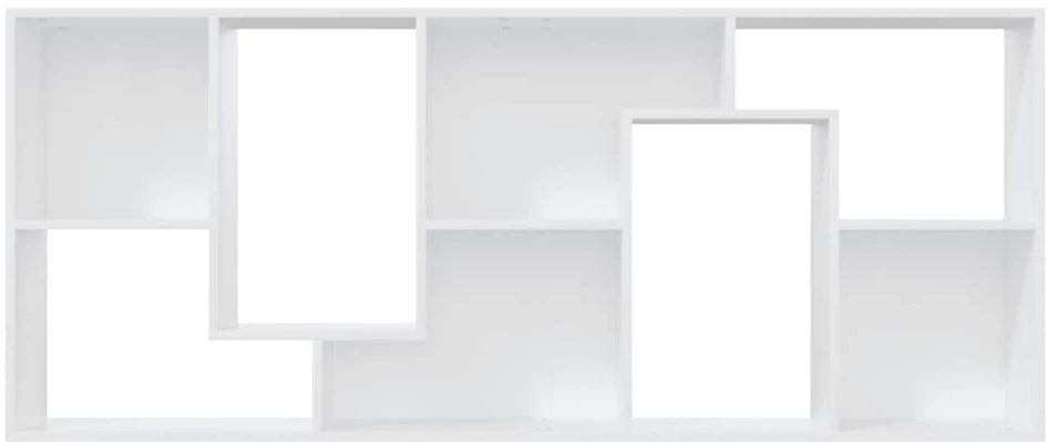 Spintelė knygoms, baltos spalvos, 67x24x161cm, apdirbta mediena
