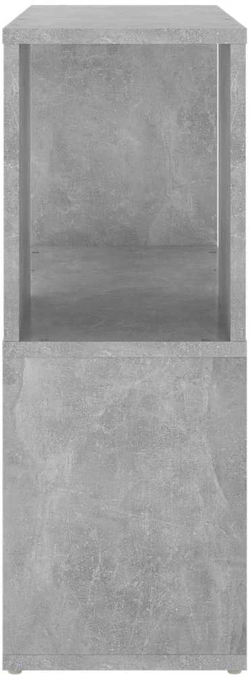 Spintelė knygoms, betono pilkos spalvos, 60x24x63cm, MDP