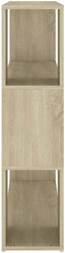 Spintelė knygoms/kambario pertvara, ąžuolo spalvos, 100x24x94cm