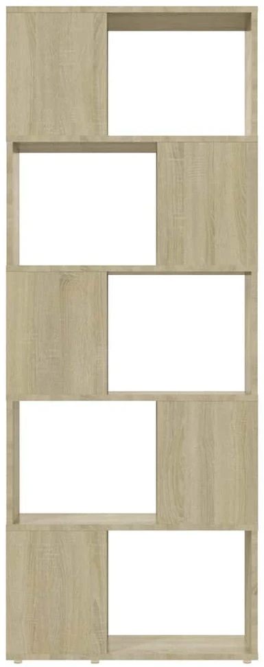 TV staliukas Spintelė knygoms/kambario pertvara, ąžuolo, 60x24x155cm