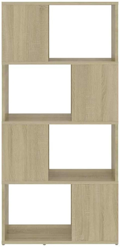 TV staliukas Spintelė knygoms/kambario pertvara, ąžuolo, 60x24x124,5cm, MDP
