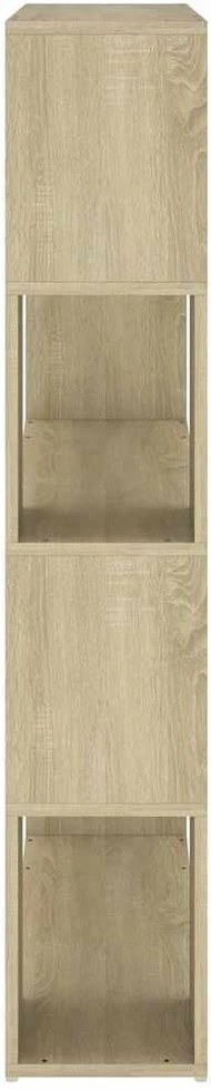 Spintelė knygoms/kambario pertvara, ąžuolo, 100x24x124cm