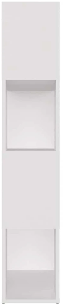 TV staliukas Spintelė knygoms/kambario pertvara, balta, 80x24x124,5cm, MDP