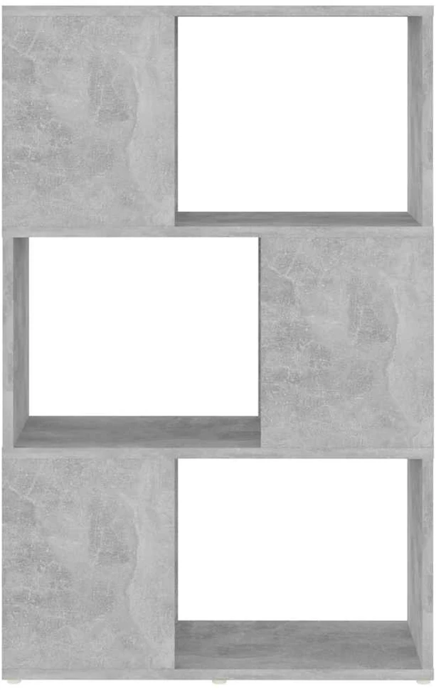 TV staliukas Spintelė knygoms/kambario pertvara, pilka, 60x24x94cm, MDP