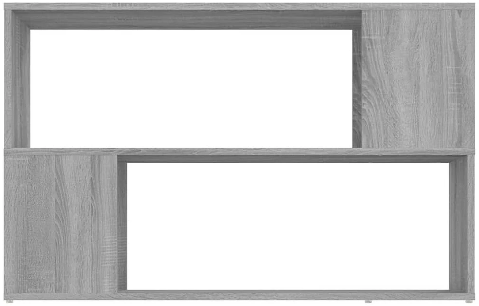 Spintelė knygoms, pilka ąžuolo, 100x24x63cm, apdirbta mediena