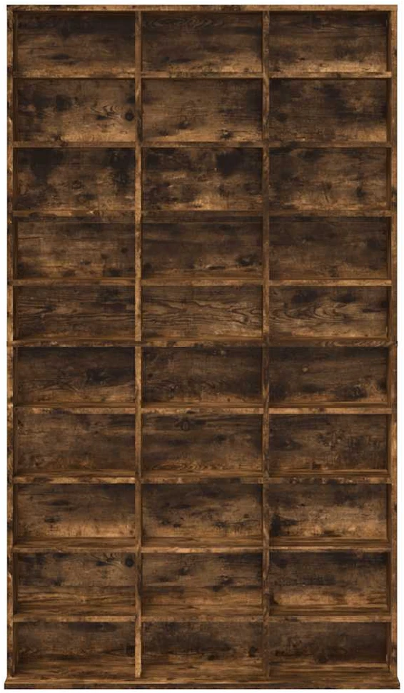 Spintelė kompaktiniams diskams, ąžuolo, 102x23x177,5cm, mediena