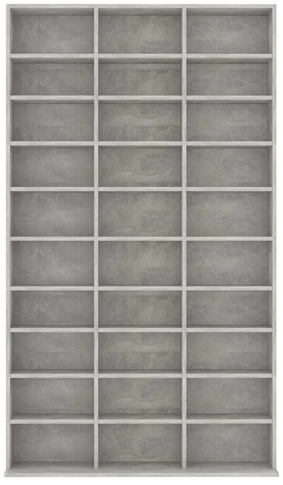Spintelė kompaktiniams diskams, betono, 102x16x177,5cm, mediena