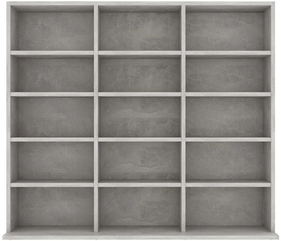 Spintelė kompaktiniams diskams, betono, 102x23x89,5cm, mediena