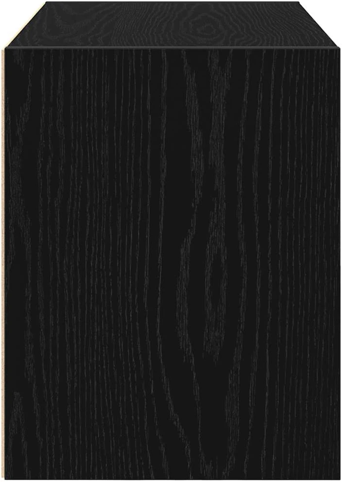 Spintelė su 2 stalčiais, juodas ąžuolas, 60x31x40 cm, mediena