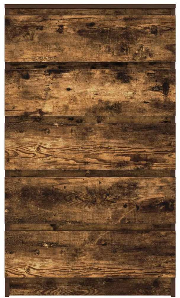 Spintelė su stalčiais, dūminio ąžuolo, 60x36x103cm, mediena