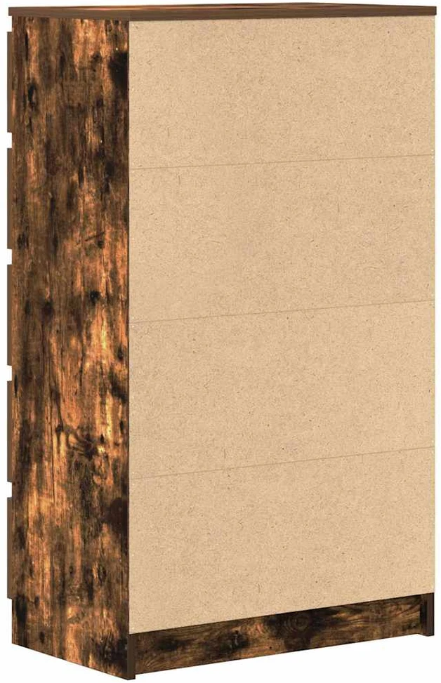 Spintelė su stalčiais, dūminio ąžuolo, 60x36x103cm, mediena