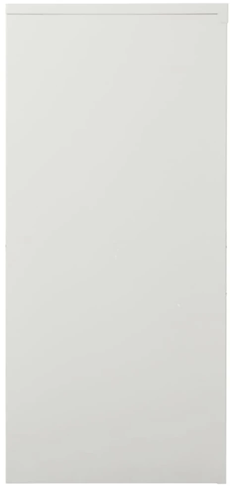 Spintelė su stumdomomis durelėmis, pilka, 90x40x90cm, plienas