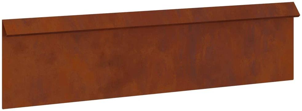 Sraigių tvora 16 vnt. 100 x 3,5 x 25 cm Rūdijanti