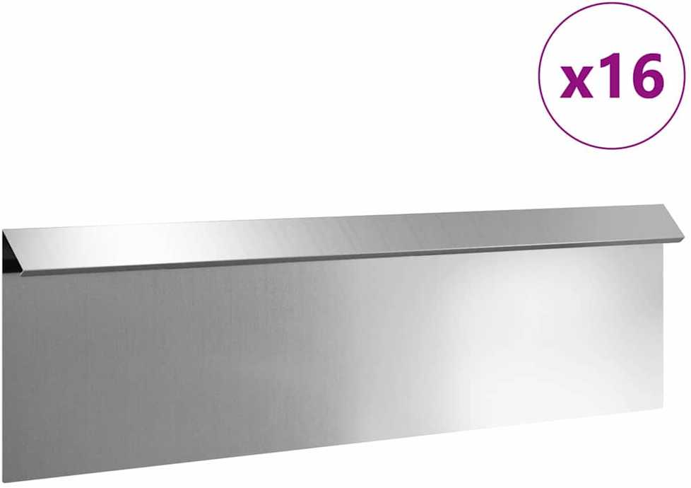 Sraigių tvora 16 vnt. 100 x 3,5 x 25 cm Galvanizuotas plienas