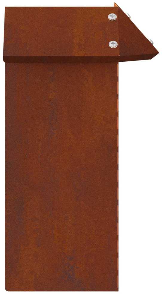 Sraigių tvora 4 vnt. 13,5 x 13,5 x 25 cm Rūdijanti