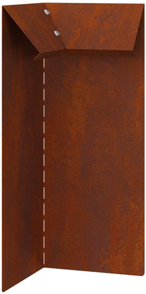 Sraigių tvoros 16 vnt. 100 x 3,5 x 25 cm Rūdijanti