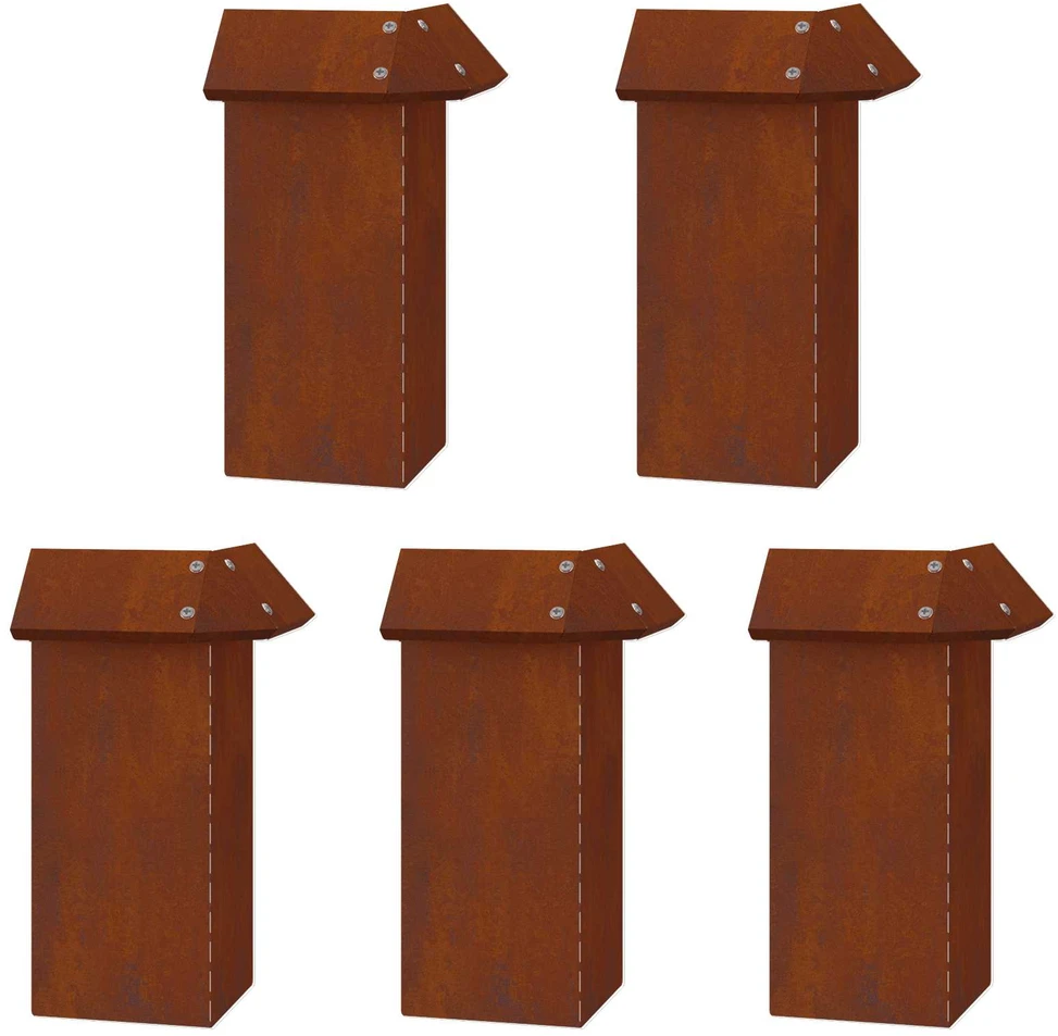 Sraigių tvoros 16 vnt. 100 x 3,5 x 25 cm Rūdijanti