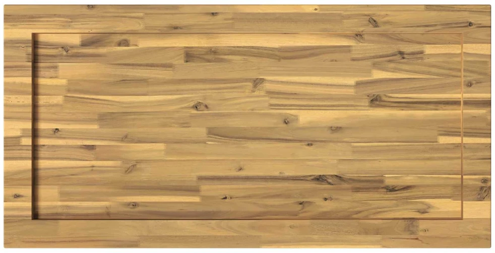 Stačiakampio stalo viršus 130 x 60 x 3 cm Stačiakampio