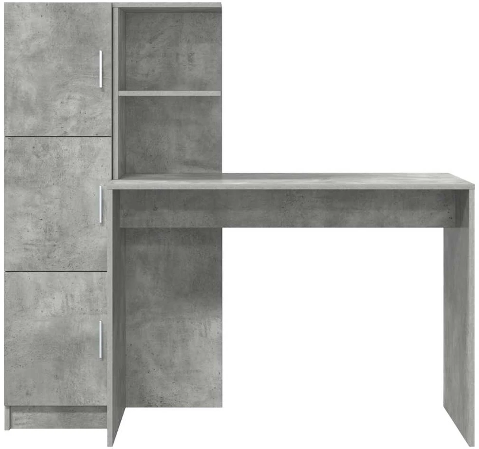 Stalas Betono pilka 133.5 x 50 x 124 cm 2 vnt.