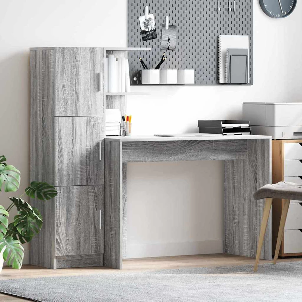 Stalas Pilkas Sonoma 133.5 x 50 x 124 cm 2 vnt.