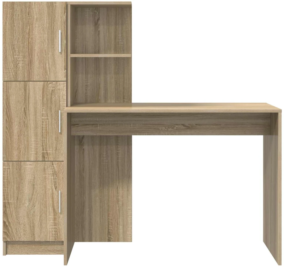 Stalas Sonoma ąžuolas 133.5 x 50 x 124 cm 2 vnt.
