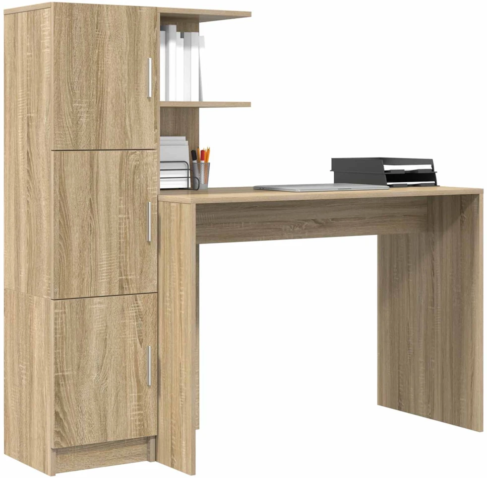 Stalas Sonoma ąžuolas 133.5 x 50 x 124 cm 2 vnt.