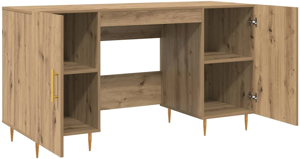 Stalas artisano ąžuolo Apdirbta mediena 140 x 50 x 75 cm