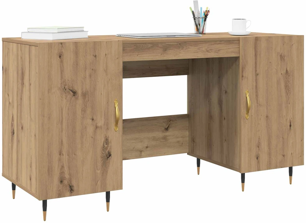 Stalas artisano ąžuolo Apdirbta mediena 140 x 50 x 75 cm