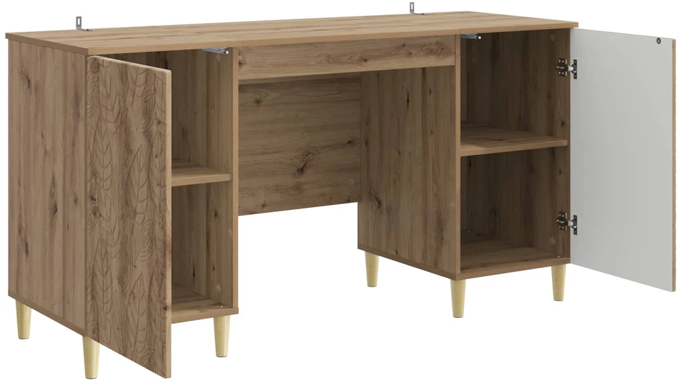 Stalas Artisano ąžuolo 142,5 x 50 x 75 cm Apdirbta mediena