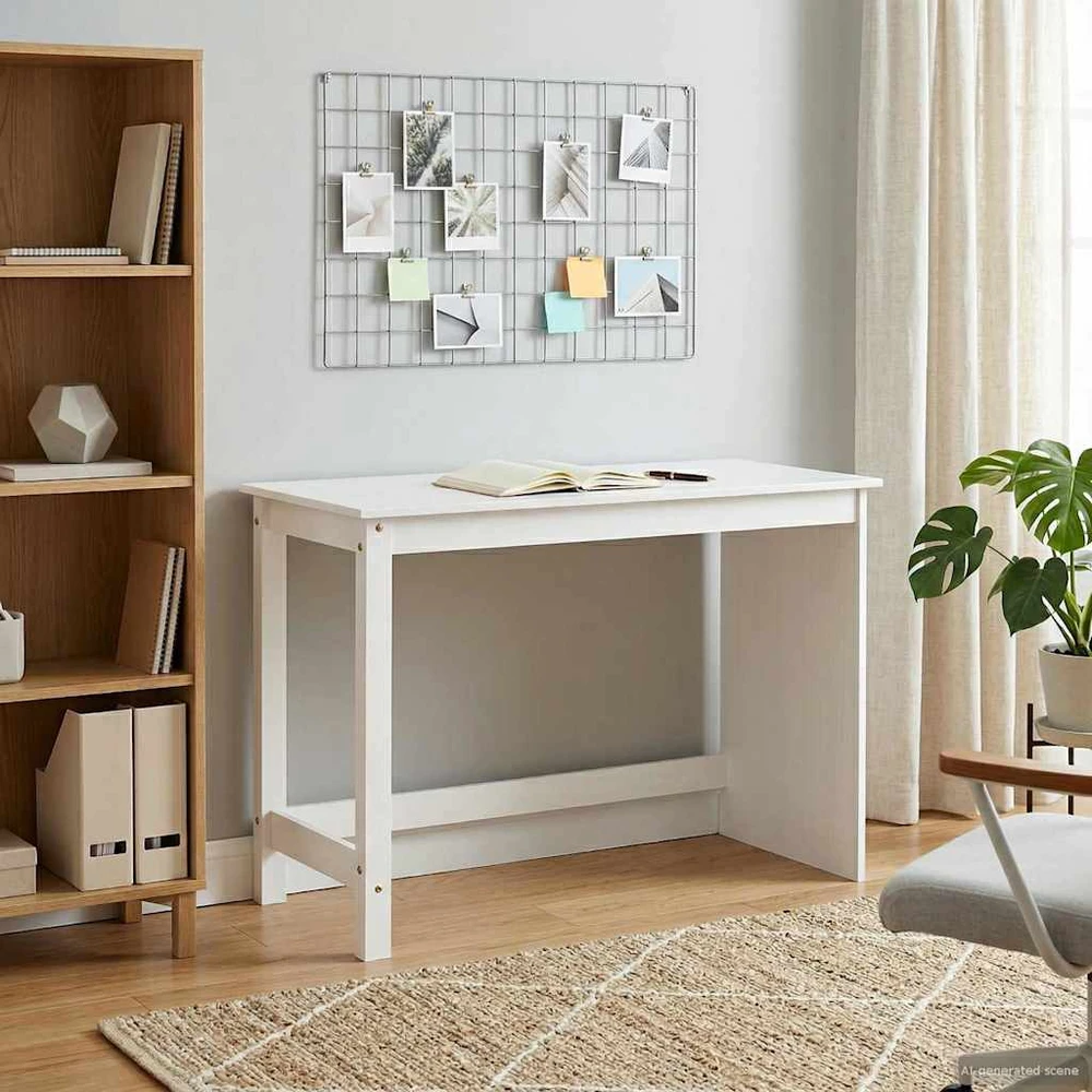 Stalas Balta 112 x 50 x 75 cm Kietas pušies medis