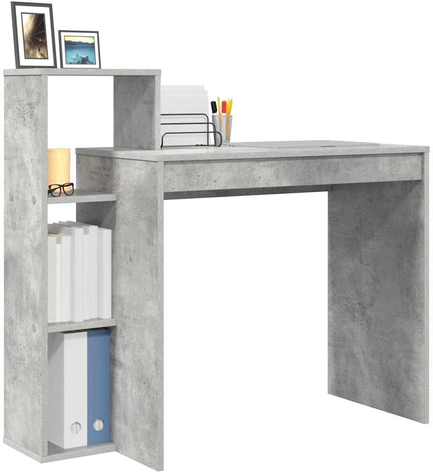 Stalas Betono pilka Apdirbta mediena 100 x 40 x 90 cm