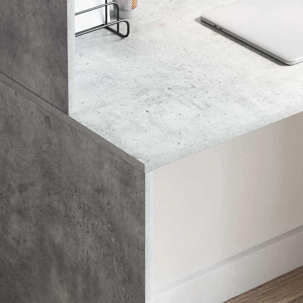 Stalas Betono pilka 102 x 50 x 124 cm Apdirbta mediena