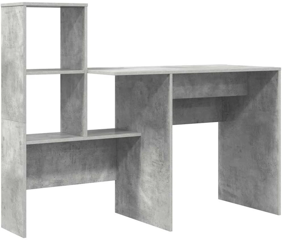 Stalas Betono pilka Apdirbta mediena 131,5 x 50 x 106,5 cm