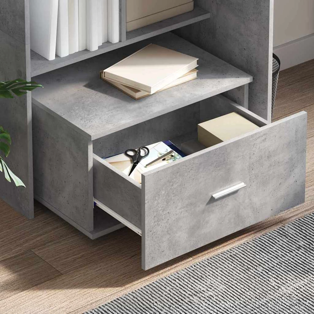 Stalas Betono pilka Apdirbta mediena 131,5 x 50 x 106,5 cm