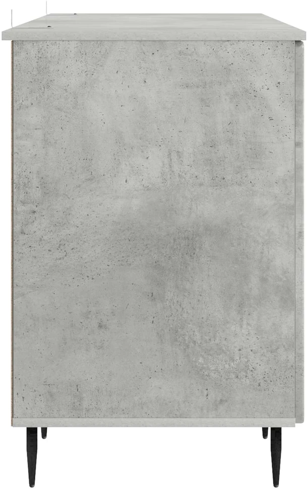 Stalas Betono pilka 142,5 x 50 x 75 cm Apdirbta mediena