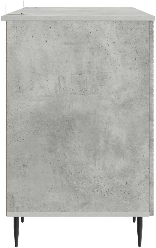 Stalas Betono pilka 142,5 x 50 x 75 cm Apdirbta mediena