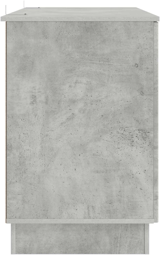 Stalas Betono pilka 142,5 x 50 x 75 cm Apdirbta mediena