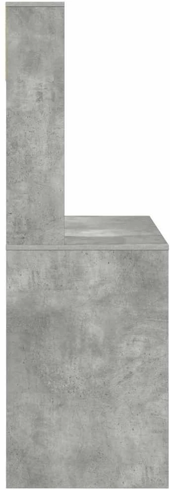 Stalas Betono pilka 91 x 50 x 149 cm Apdirbta mediena