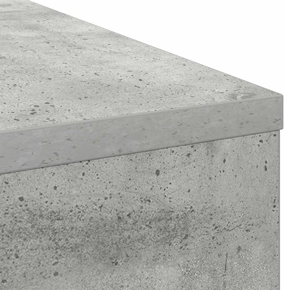 Stalas Betono pilka 100 x 40 x 75 cm Apdirbta mediena