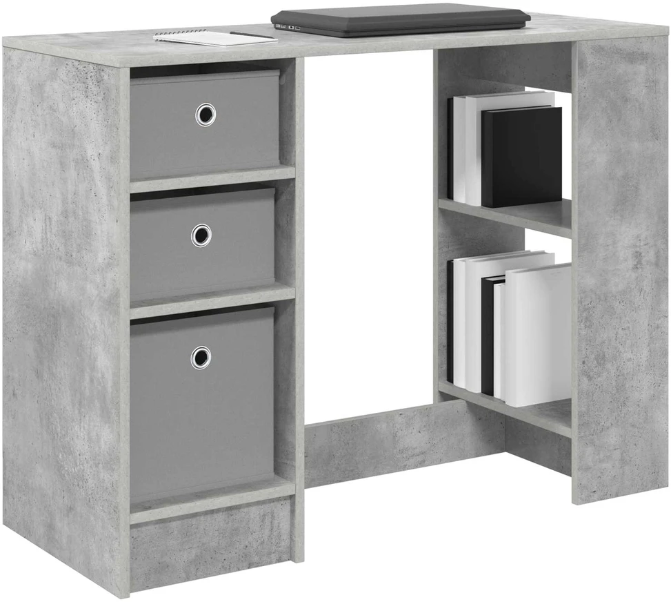 Stalas Betono pilka 100 x 40 x 75 cm Apdirbta mediena