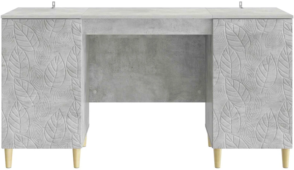 Stalas Betono pilka 142,5 x 50 x 75 cm Apdirbta mediena