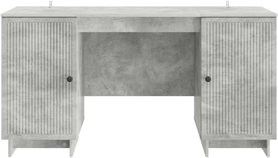 Stalas Betono pilka Apdirbta mediena 142,5 x 50 x 75 cm