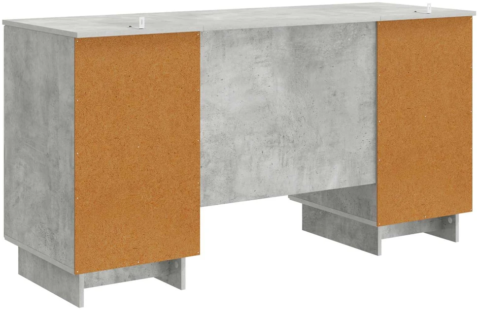 Stalas Betono pilka Apdirbta mediena 142,5 x 50 x 75 cm
