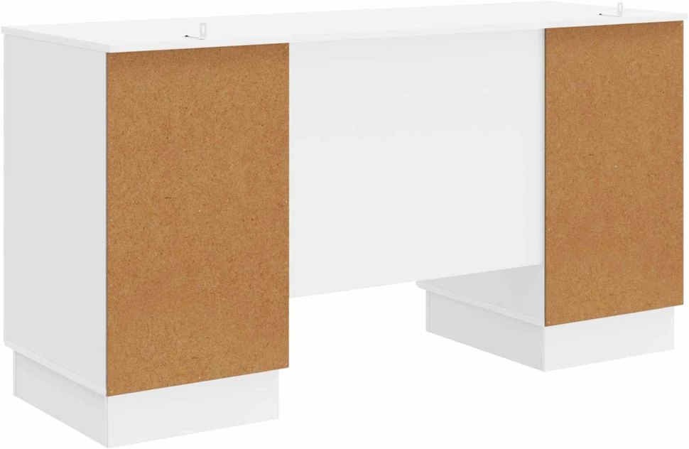 Stalas Itin blizgi balta 142,5 x 50 x 75 cm Apdirbta mediena